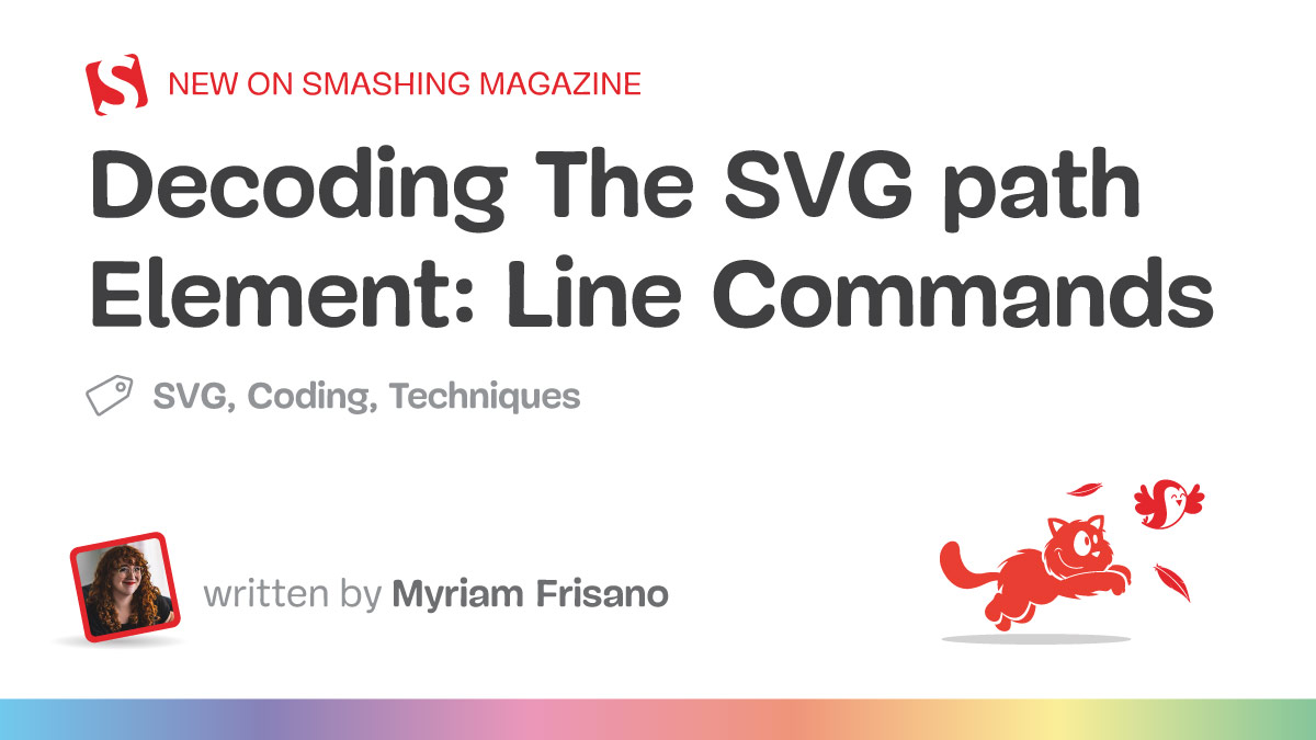 Decoding The SVG <code>path</code> Element: Line Commands