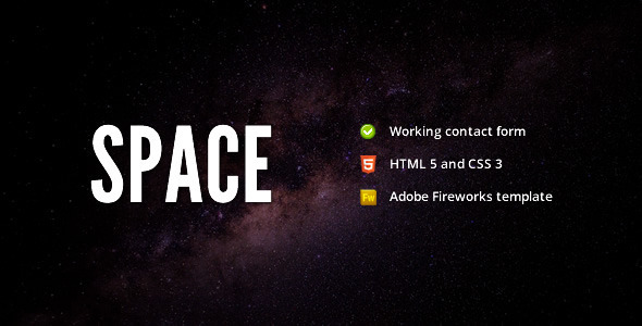 Space - Minimalist Portfolio Template