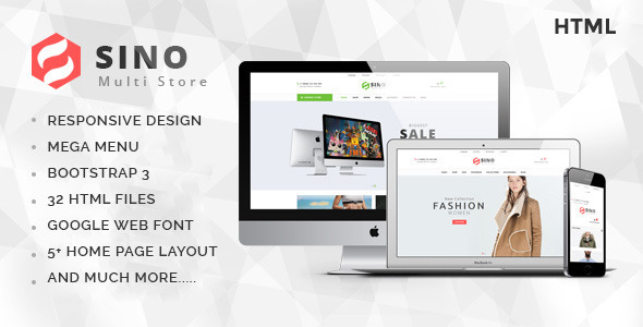 Sino - Fashion Electronics Store HTML Template
