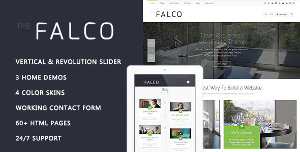 Falco - Responsive Multi-Purpose HTML Template