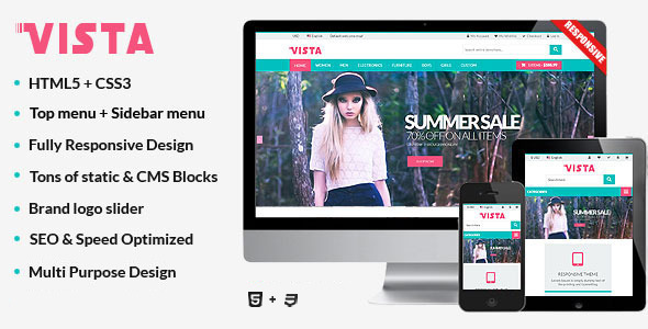 Vista - Responsive Multipurpose HTML5 Template