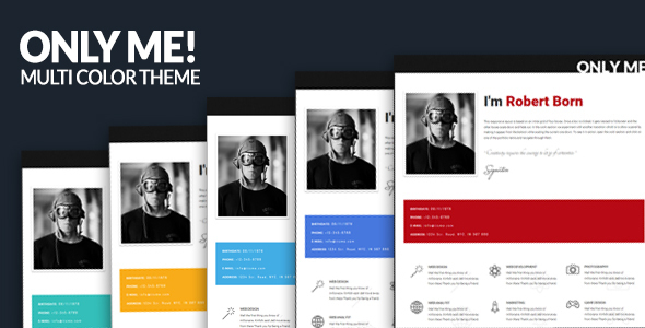 Only Me - Personal & Responsive Template