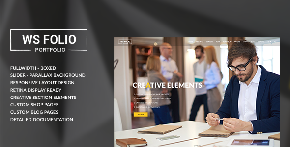 WS Folio - Responsive Portfolio HTML5 Template