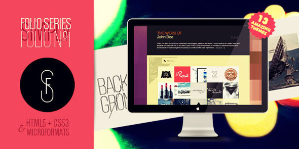 Folio Nº1 - One page creative portfolio