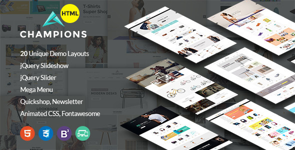 Champion -  MultiPurpose eCommerce HTML5 Template