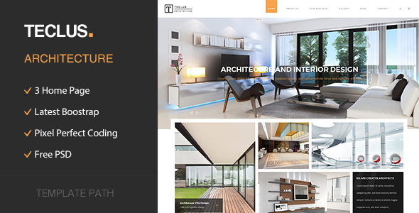 Teclus - Architecture and Renovation HTML5 Template
