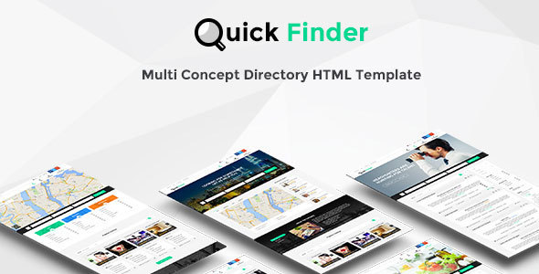 QuickFinder - Directory & Listings HTML Template (Multi-Industry)