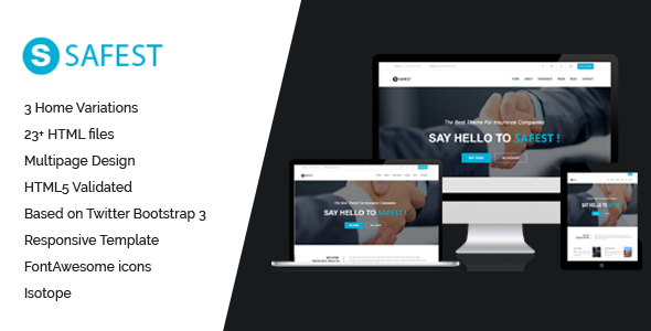 Safest - Insurance HTML Template