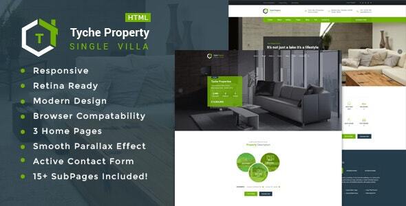 Tyche Properties - Single Property Real Estate HTML Template