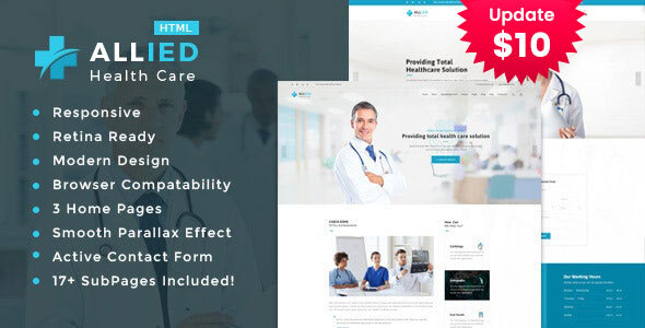 Allied - Health And Medical HTML Template
