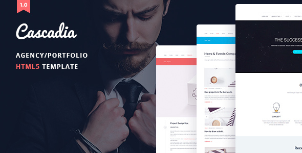 Cascadia - Agency/Personal Portfolio HTML5 Template