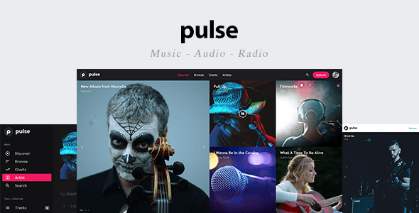 pulse - Music, Audio, Radio Template
