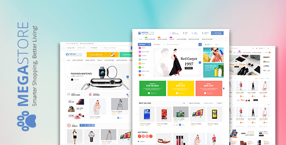 Megastore Multi-Purpose Ecommerce HTML Template