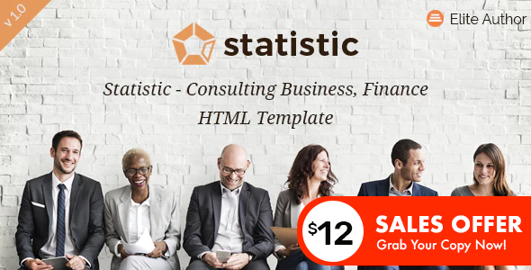 Statistic - Consulting Business and Finance HTML5 Template