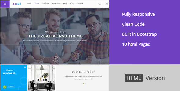 Sylor - Agency/Portfolio HTML Template