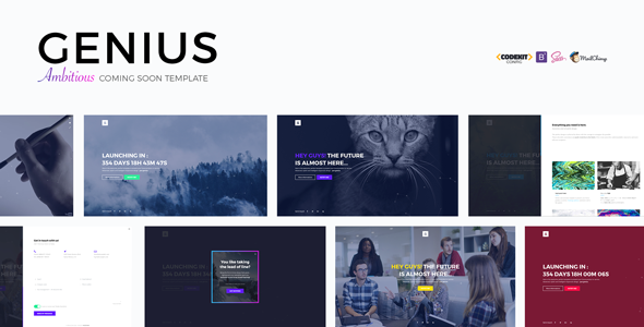 GENIUS - Ambitious Coming Soon Template