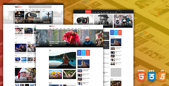 TodayExpress – News & Magazine HTML Template