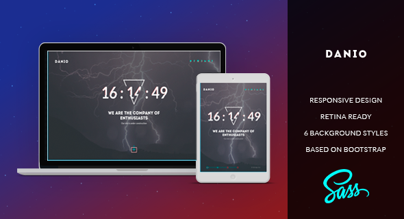 Danio — Creative Coming Soon & Maintenance Mode Template