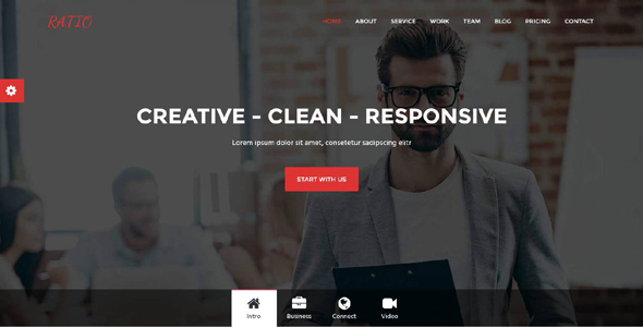 Ratio - Material Design Agency Template