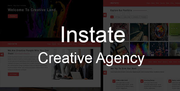 INSTATE-Creative Multipurpose Template