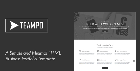 Tempo | One Page Business Portfolio HTML Template