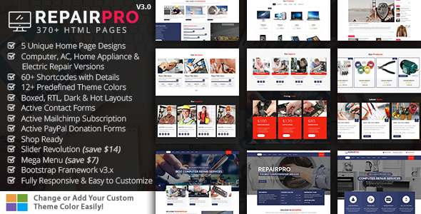 RepairPro - Repair HTML Template