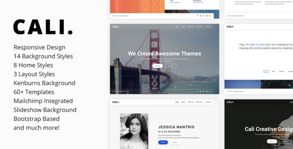 Cali - Versatile Coming Soon Template