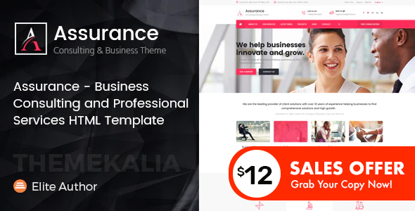 Assurance - Business Consulting Services HTML Template