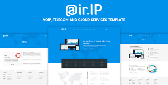 Airip - Voip Business HTML Template
