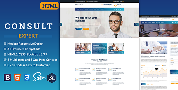 Consult Expert - Consulting HTML Template