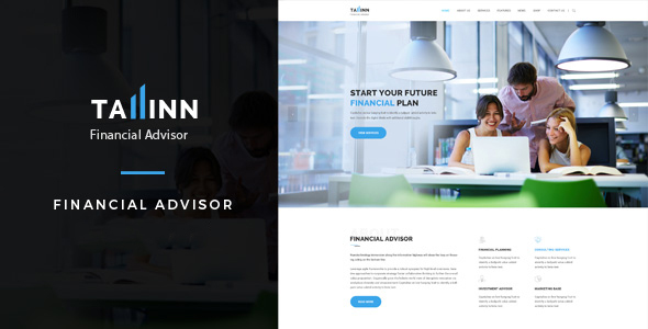 Business Finance and Consultancy HTML Template - Tallinn