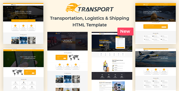 Transport & Logistics HTML Template