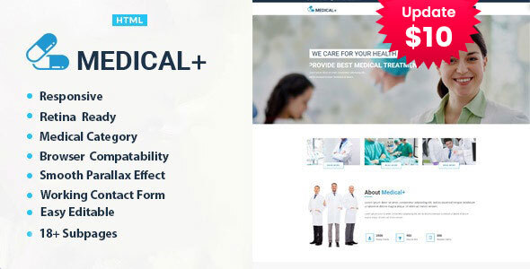 Medical Plus - Health Care HTML Template