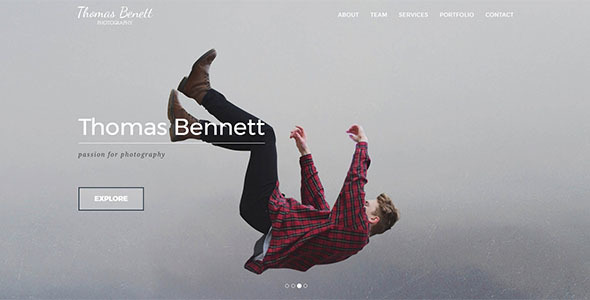 Thomas Benett - Creative Photography Template