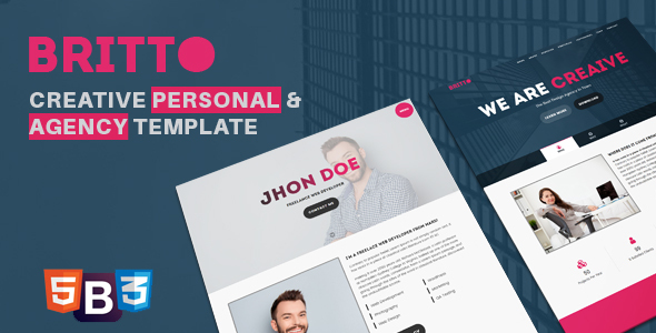 Britto - Creative Personal & Agency Template