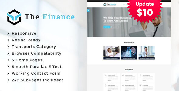 The Finance - Business Consulting and Professional Services HTML Template