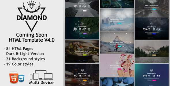 Diamond - Coming Soon Template