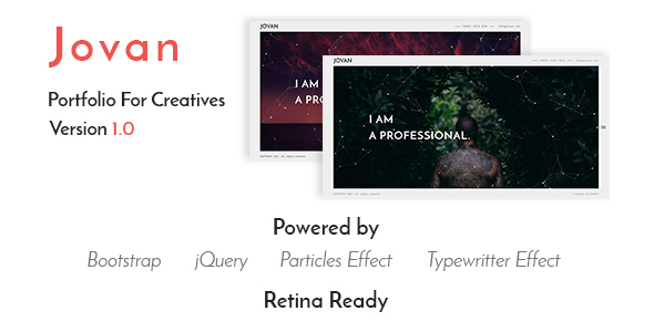 Jovan - Responsive Portfolio Template