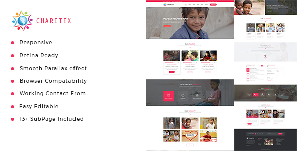 Charitex | Charity Non-Profit HTML5 Template
