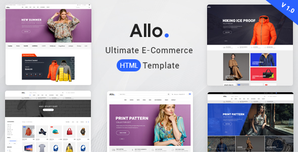 Fashion & Clothing Shop HTML Template