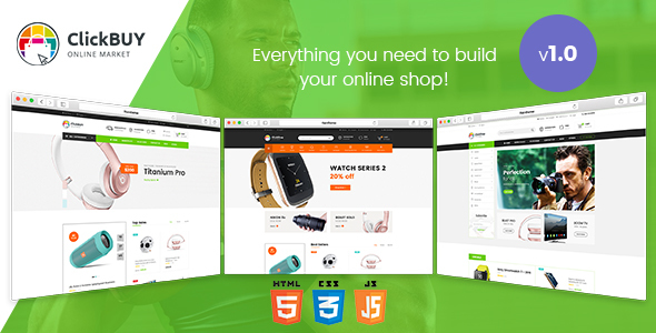 ClickBuy - Multi Store Responsive HTML Template
