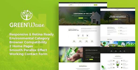 Green Wave - Environment / Non-Profit HTML Template