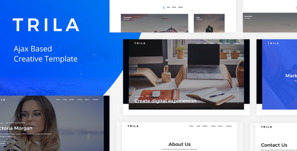 Trila - Ajax Based Creative Template