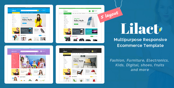 Lilac - Responsive Ecommerce Template