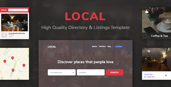 Business Directory Listing | Local HTML Template