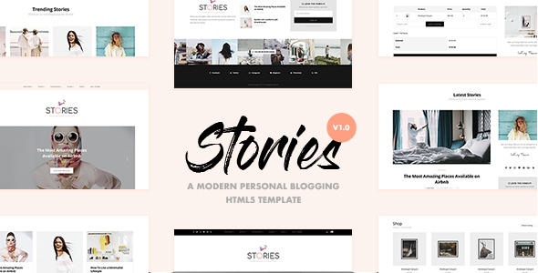 Stories - A Modern Personal Blogging HTML5 Template