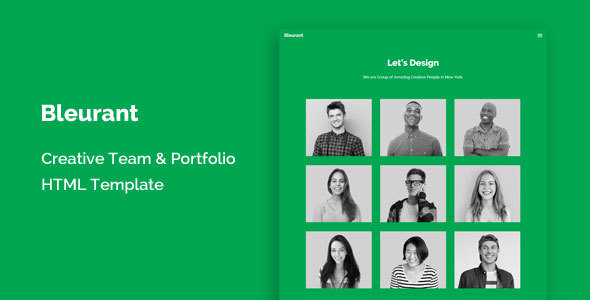 Bleurant - Creative Team and Portfolio HTML Template