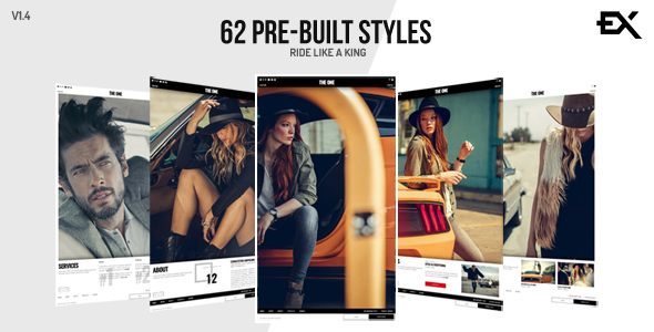 The One || Creative One Page Photography / Portfolio Template