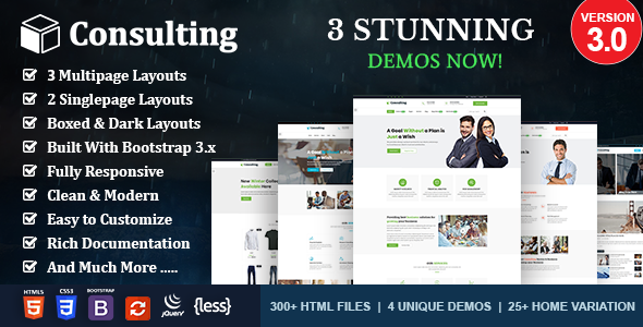B Consulting HTML Template