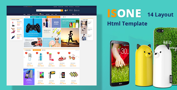 ISONE - Store RTL Multipurpose  HTML Template